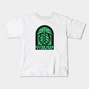 Hilton Head Island South Carolina Beach Sea Turtle Kids T-Shirt